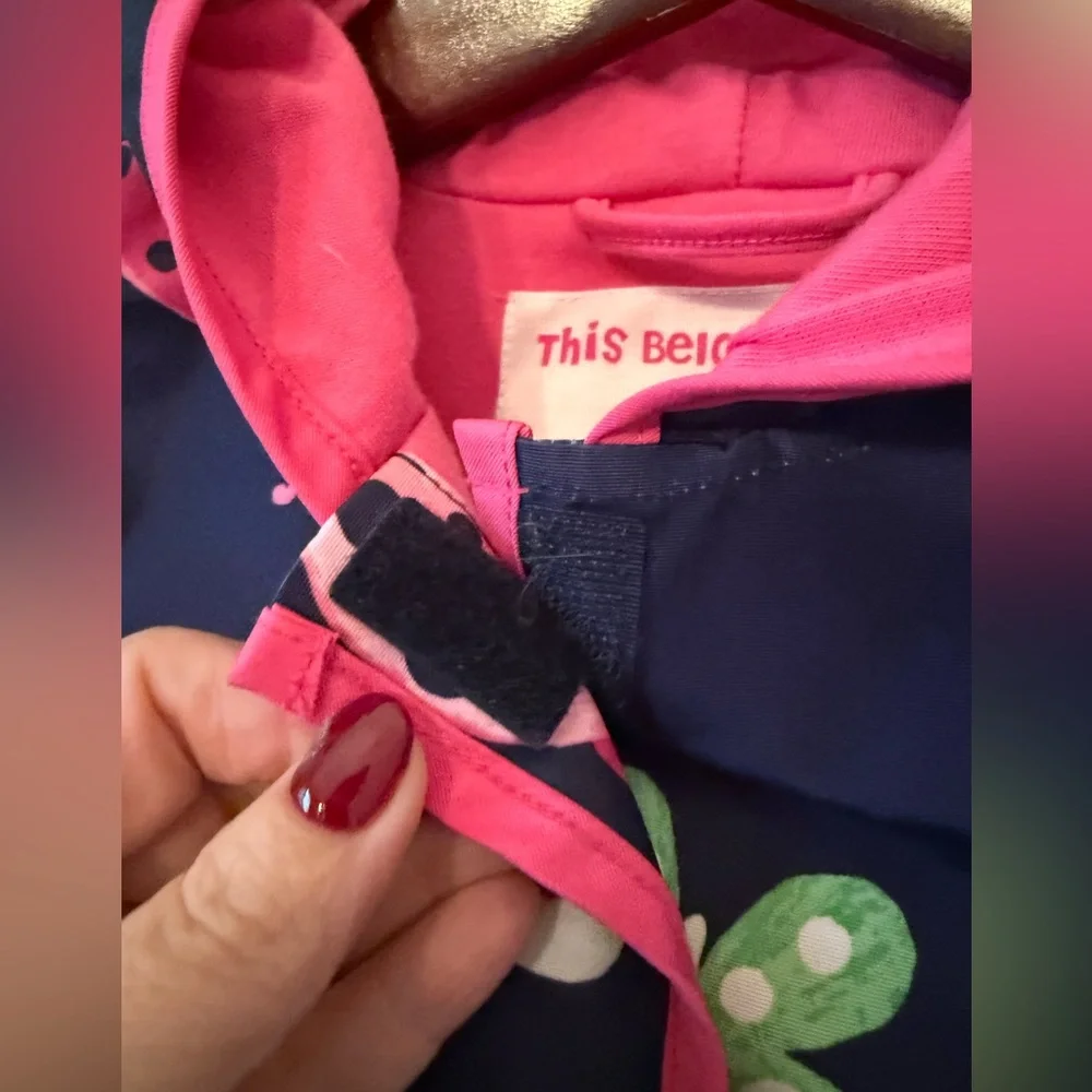 Gymboree Garden Friends Girls Size Small Butterfly & Lady Bugs Jacket/Coat